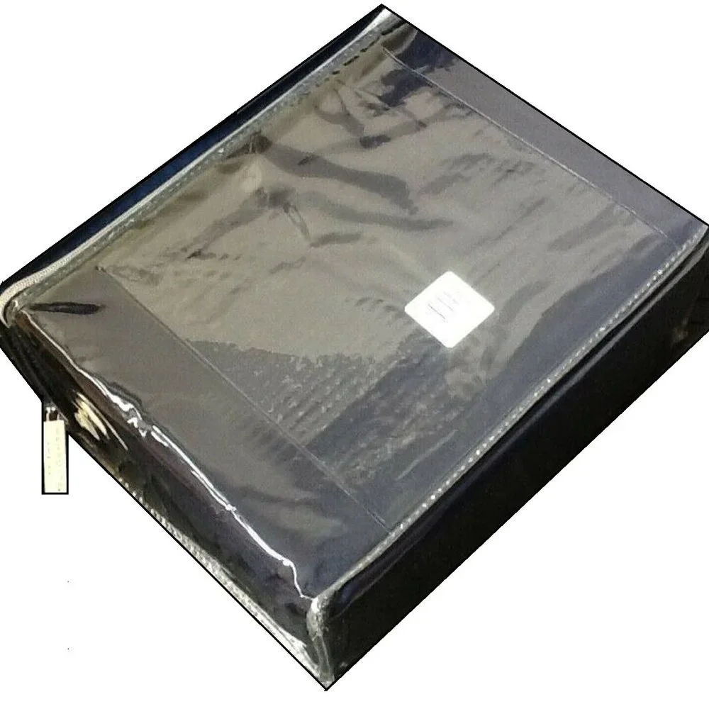 five-piece NAVY Wamsutta 500 TC 100% Cotton SPLIT CAL KING Sheet Set a.k.a. DUAL